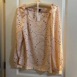 Pink star blouse